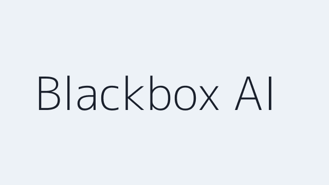 Blackbox AI