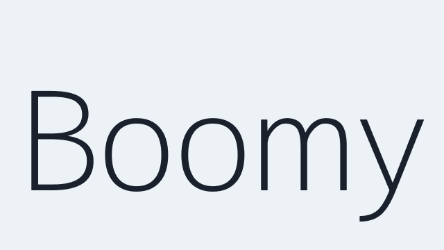Boomy
