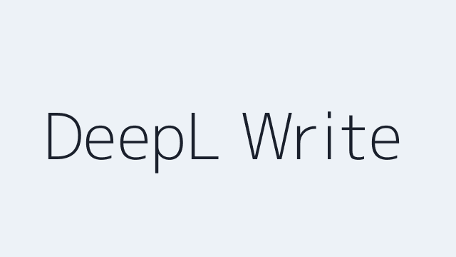 DeepL Write