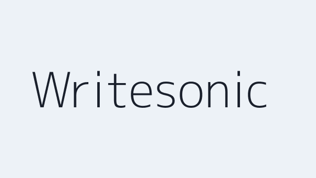 Writesonic