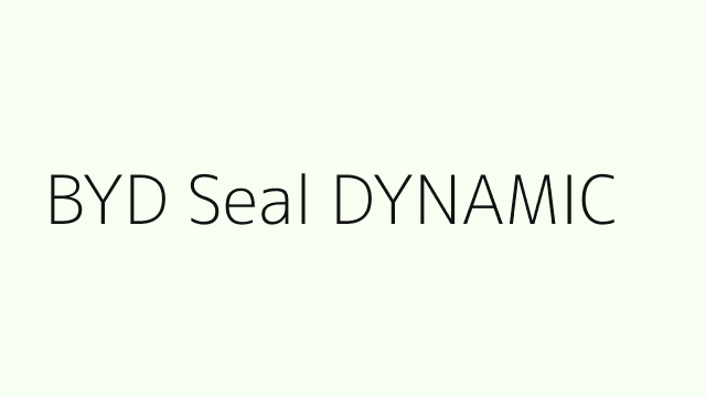 BYD Seal DYNAMIC image