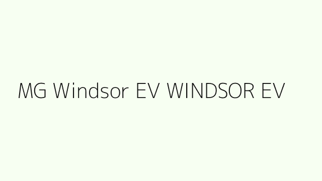 MG Windsor EV WINDSOR EV EXCLUSIVE image