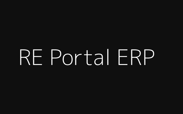 RE Portal ERP