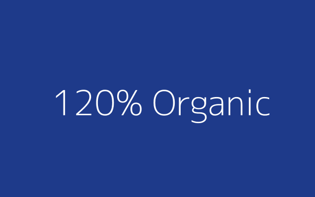 Case study +120% organic