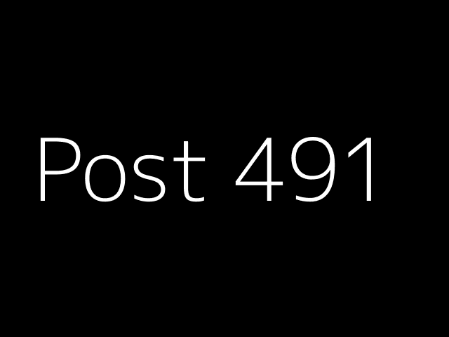 Post 491 - NJK - https://dummyimage.com/640x480/000/fff&text=Post+491