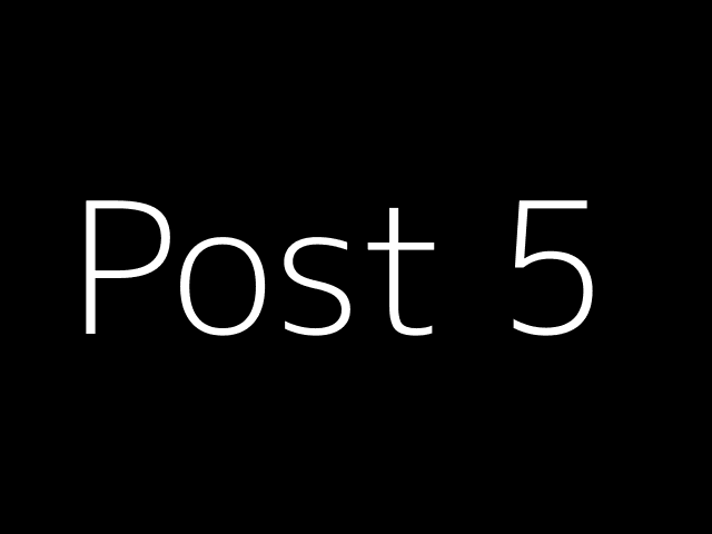 Post 5 - NJK - https://dummyimage.com/640x480/000/fff&text=Post+5