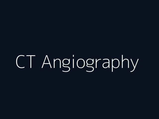CT Angiography