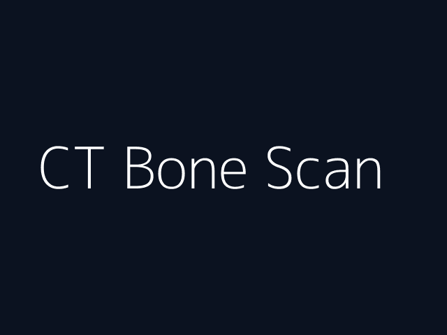 CT Bone Scan