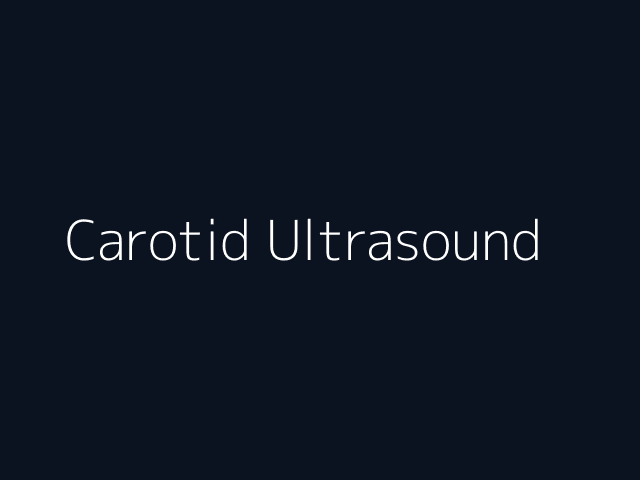 Carotid Ultrasound
