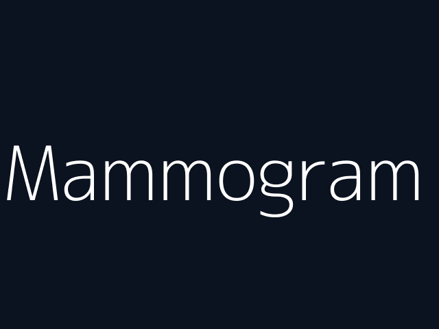 Mammogram