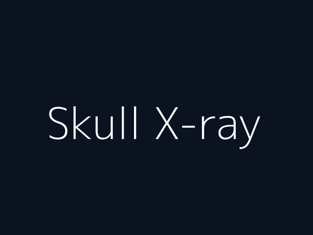 Skull X-ray