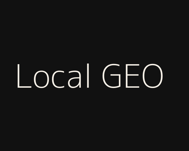 Local generative engine optimization