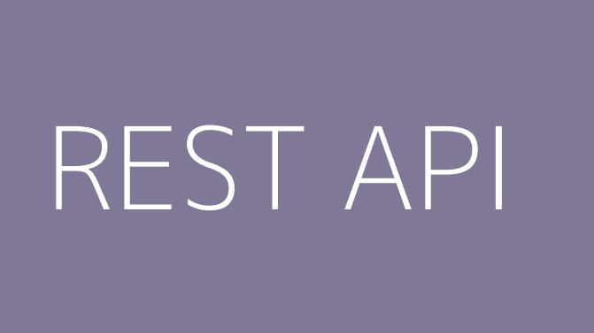 REST API