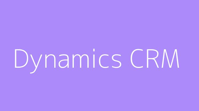 Dynamics CRM