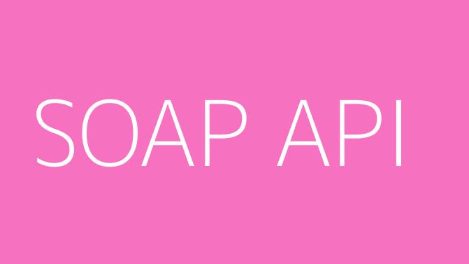 SOAP API