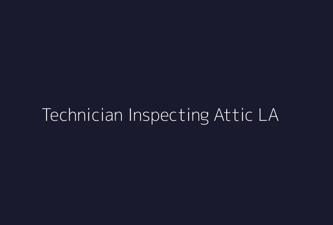 PestPunt technician in full PPE inspecting rodent droppings in a Los Angeles attic
