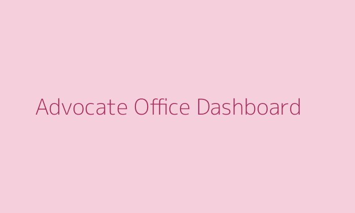 Advocate Office Dashboard