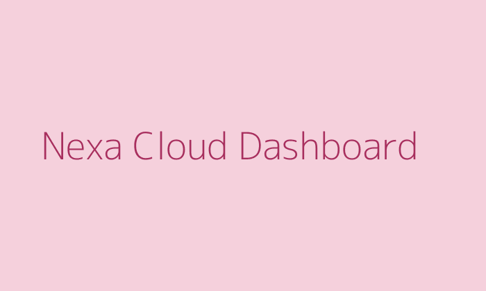 Nexa Cloud Dashboard
