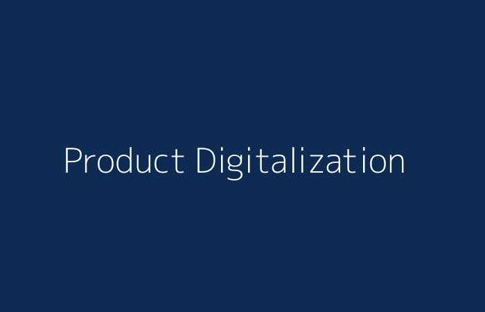 Product Digitalization