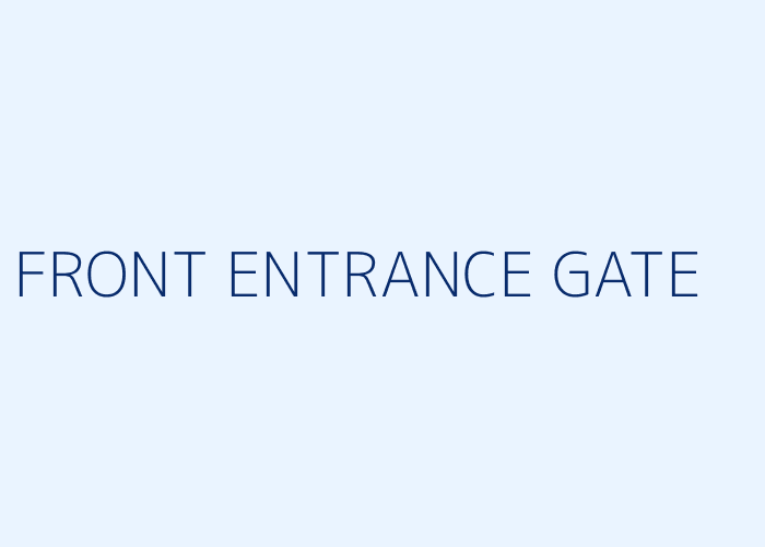 Front Entrance Gate