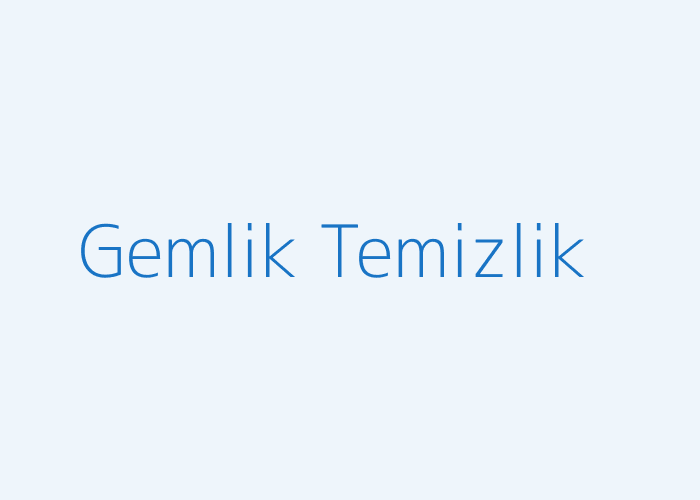 Gemlik temizlik şirketi hizmeti