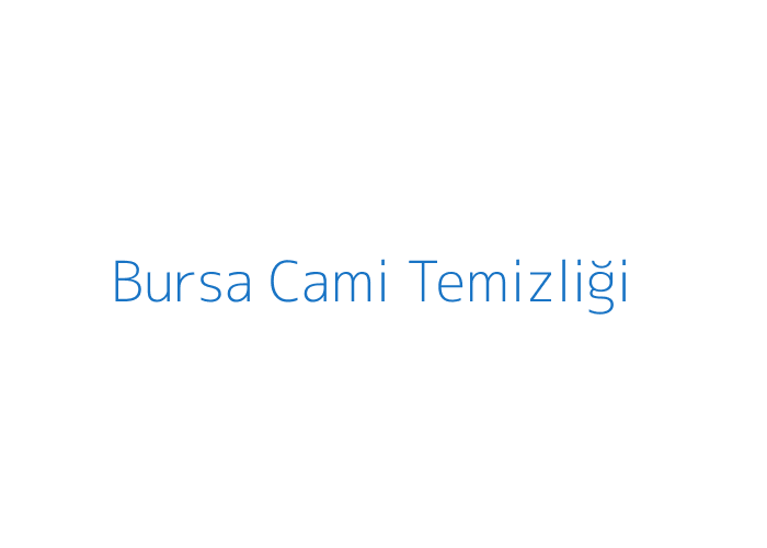 Bursa cami temizliği hizmeti görseli