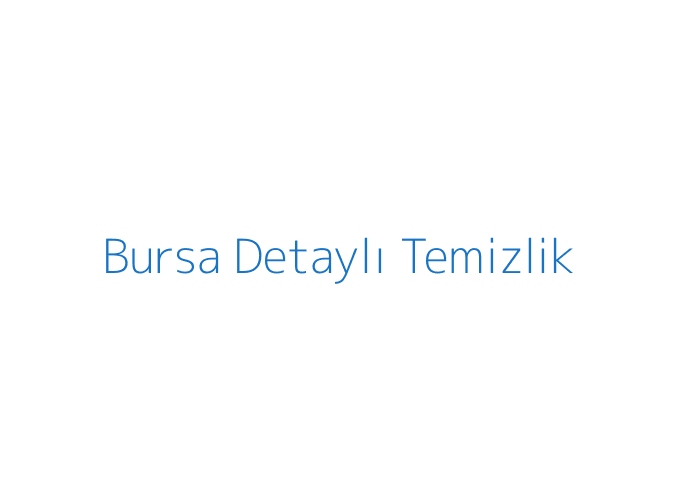 Bursa detaylı temizlik hizmeti görseli