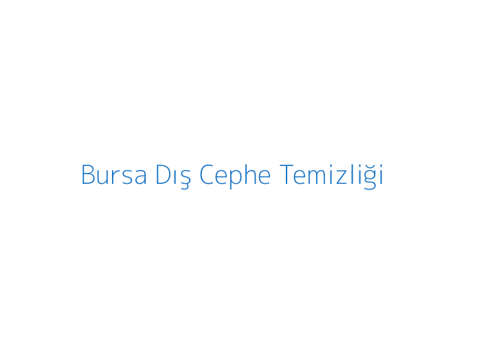 Bursa dış cephe temizliği hizmeti görseli