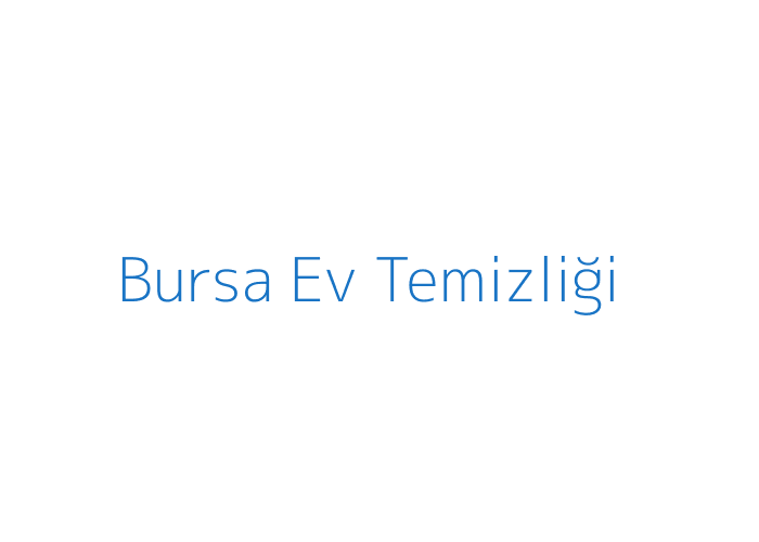 Bursa ev temizliği hizmeti görseli