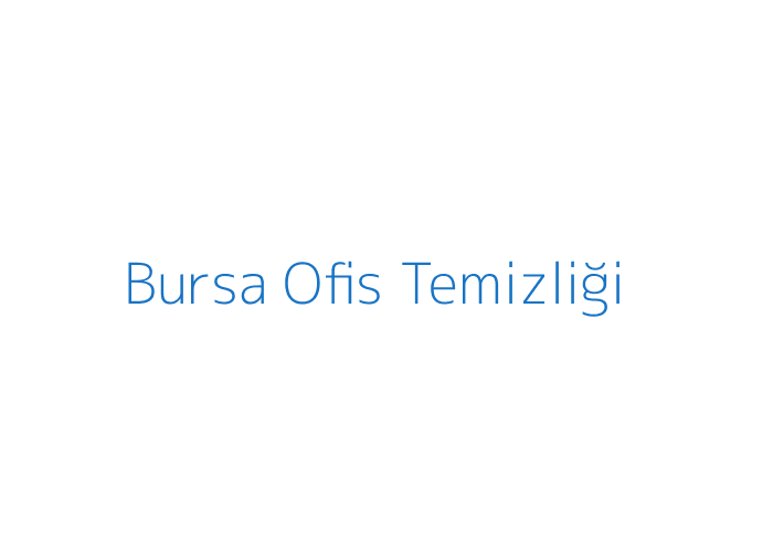 Bursa ofis temizliği hizmeti görseli