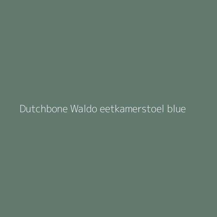 Dutchbone Waldo eetkamerstoel blue bij HelloChair
