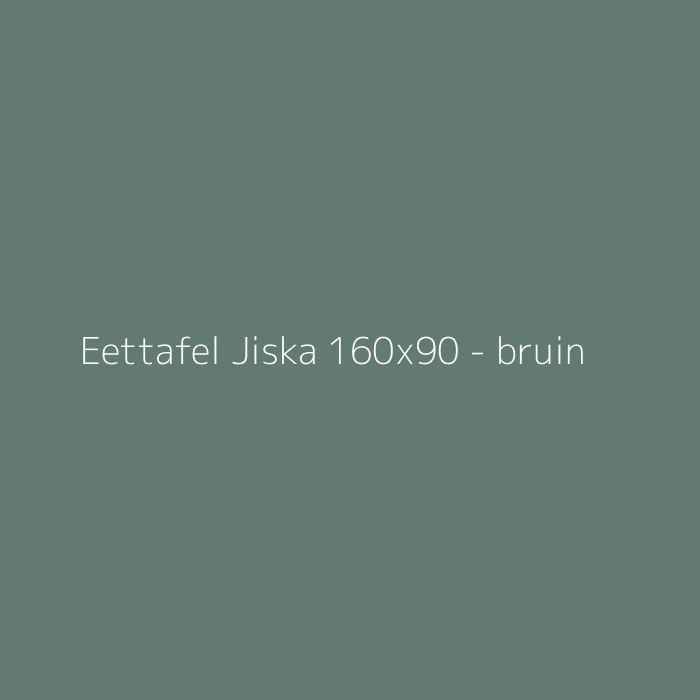 Eettafel Jiska 160x90 - bruin bij MaxWonen
