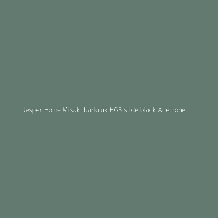 Jesper Home Misaki barkruk H65 slide black Anemone bij HelloChair