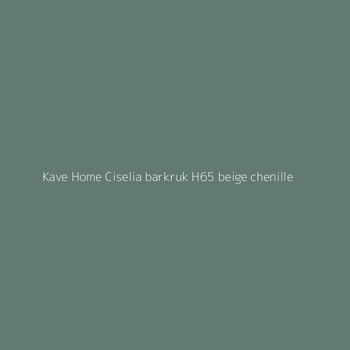Kave Home Ciselia barkruk H65 beige chenille bij HelloChair