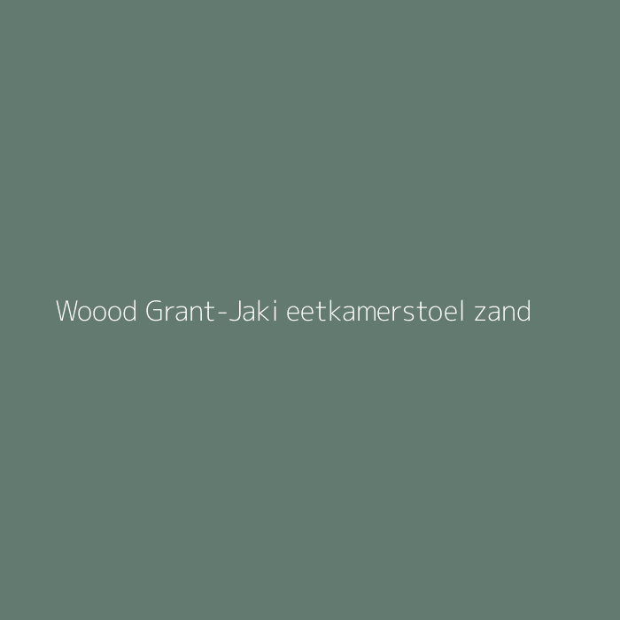 Woood Grant-Jaki eetkamerstoel zand bij HelloChair