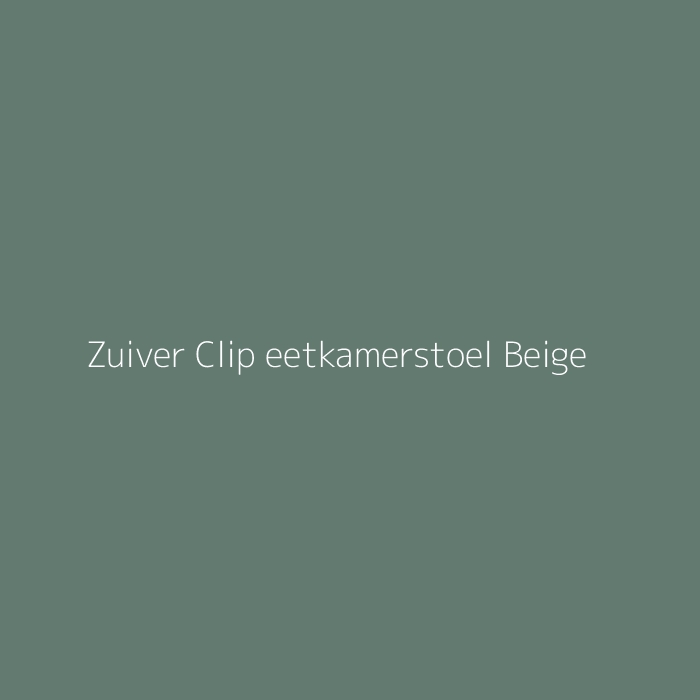 Zuiver Clip eetkamerstoel Beige bij HelloChair