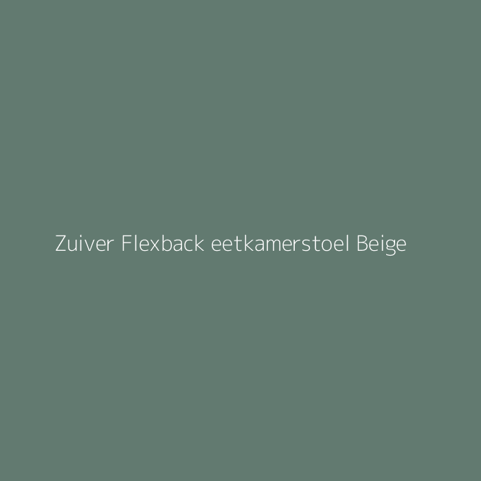 Zuiver Flexback eetkamerstoel Beige bij HelloChair
