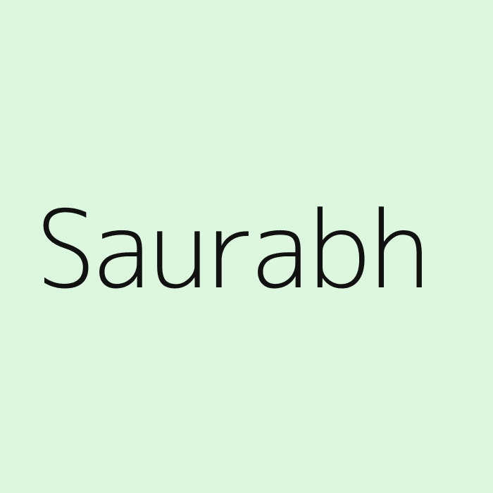 Saurabh Gupta, HTML Coder at RAASIS Technology