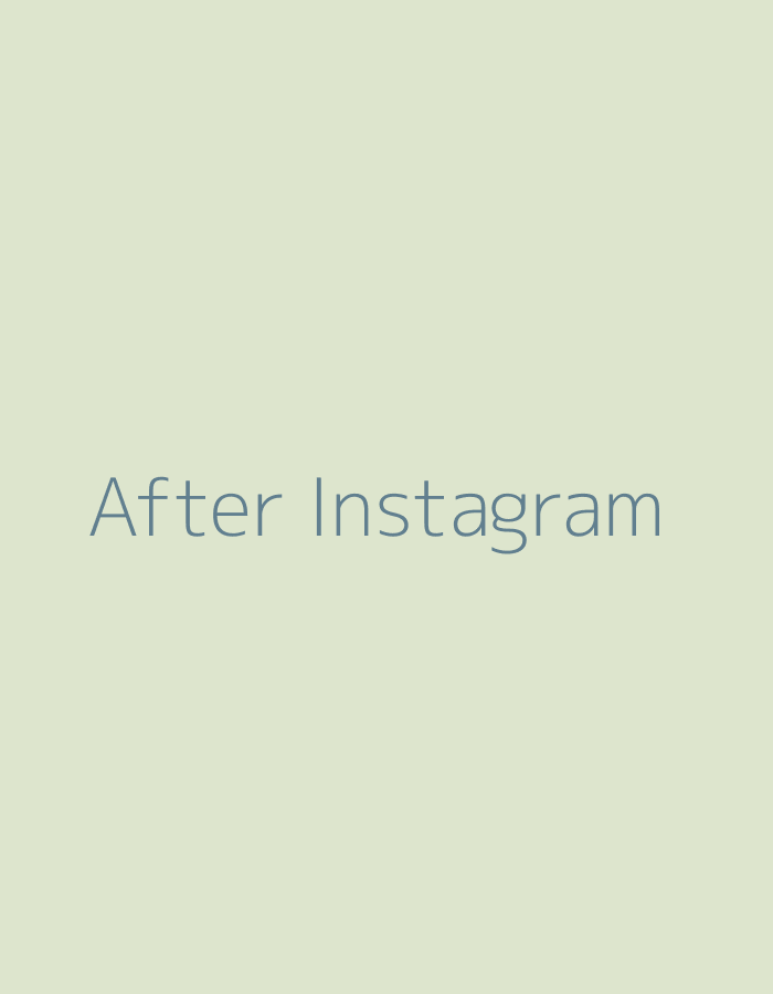 After Instagram screenshot