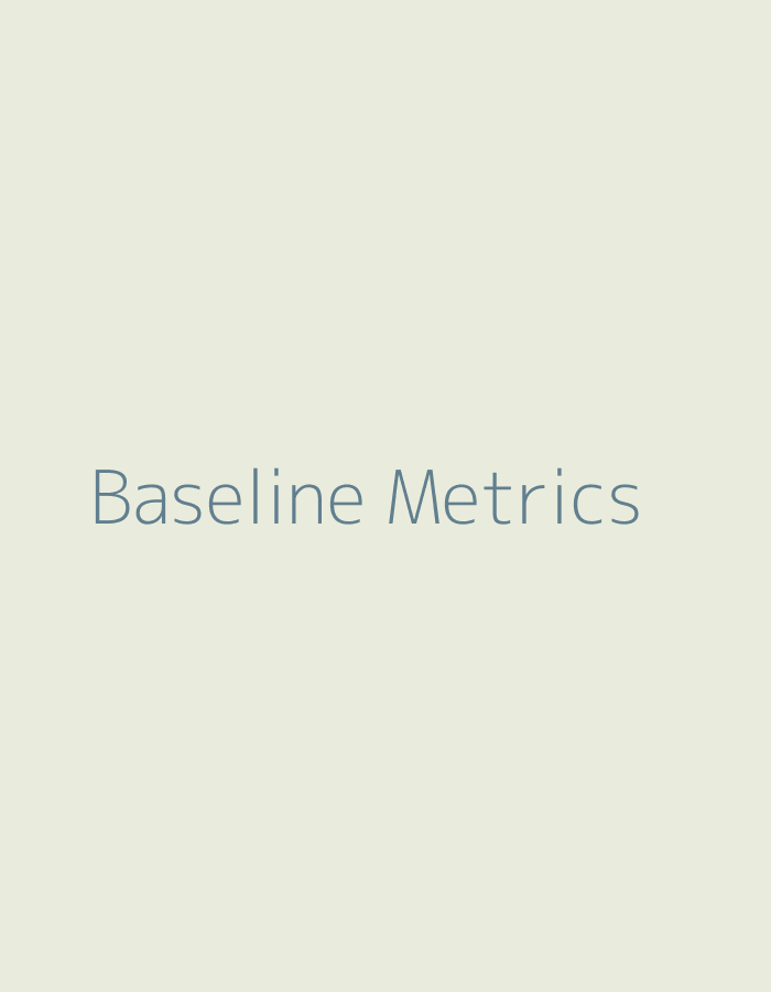 Before analytics screenshot
