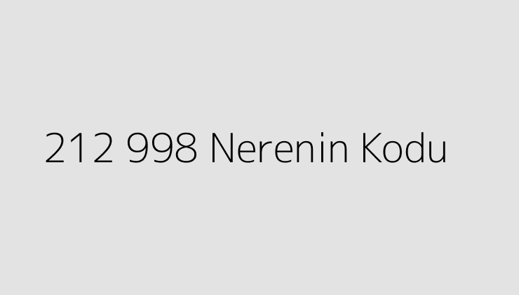 98 Nerenin Kodu