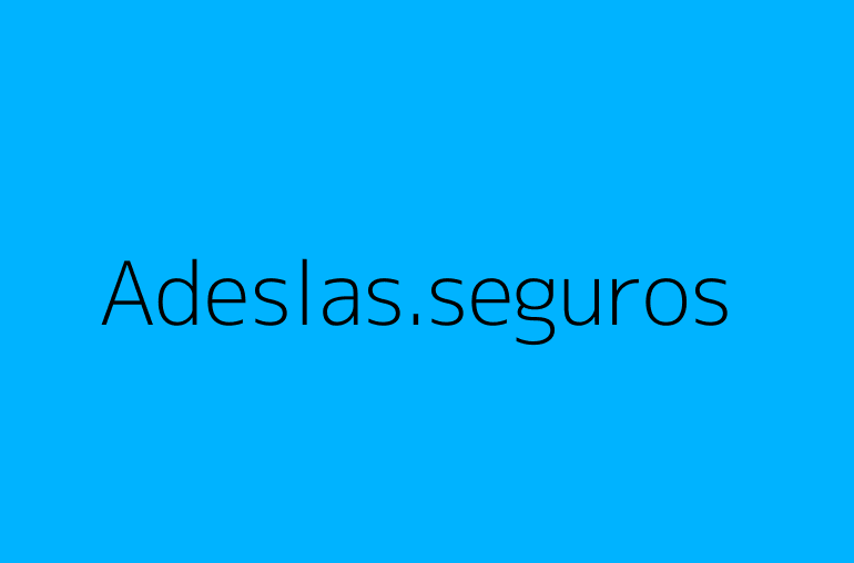 Adeslas.seguros