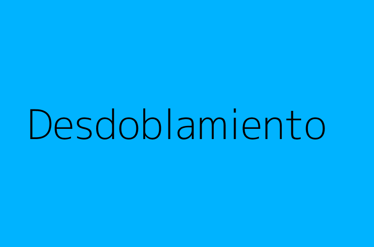 Desdoblamiento