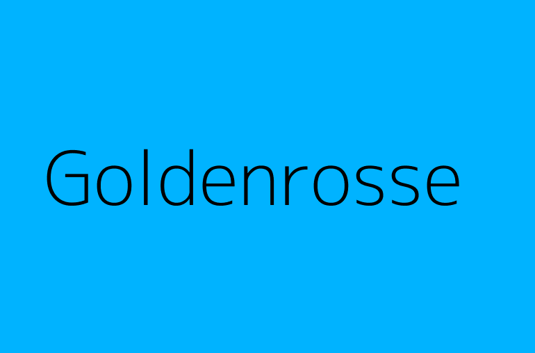 Goldenrosse