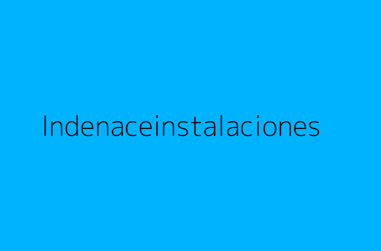 Indenaceinstalaciones