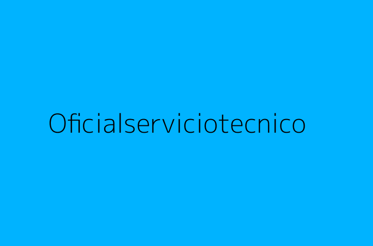 Oficialserviciotecnico