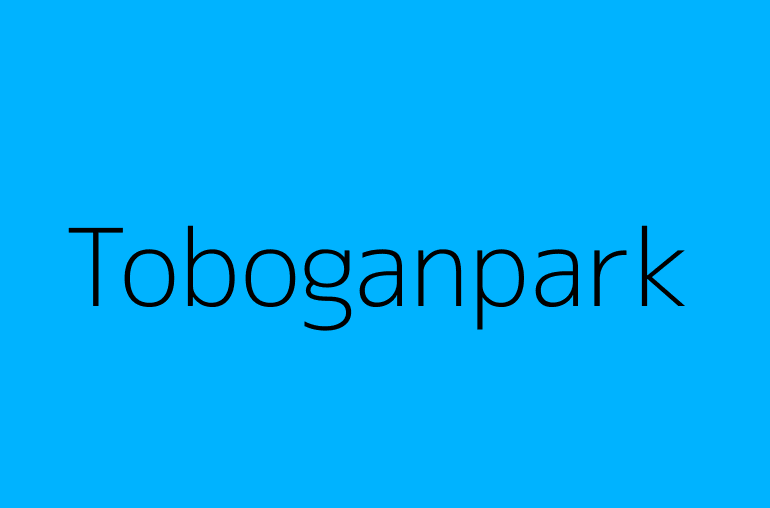 Toboganpark