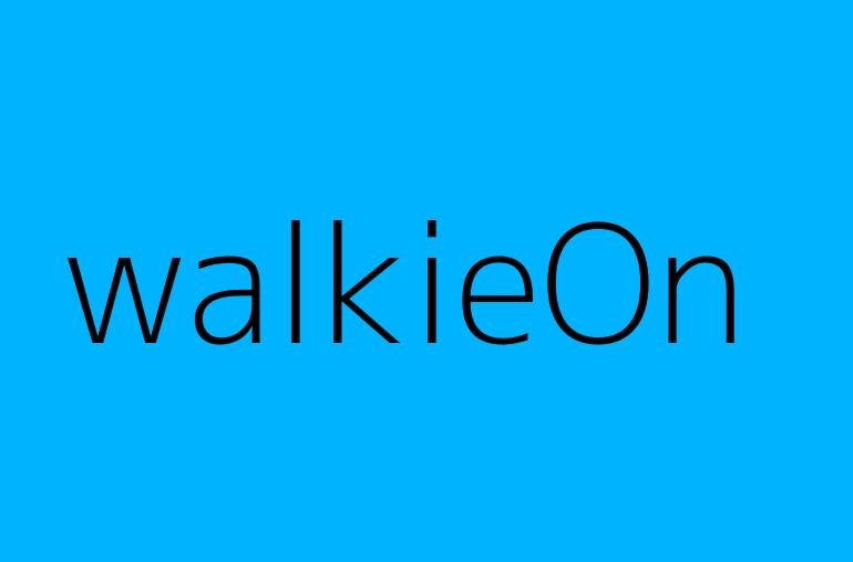 walkieOn