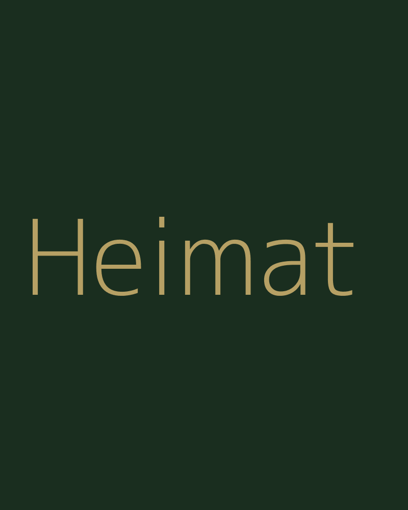 Natürliche Rohstoffe – Heimat