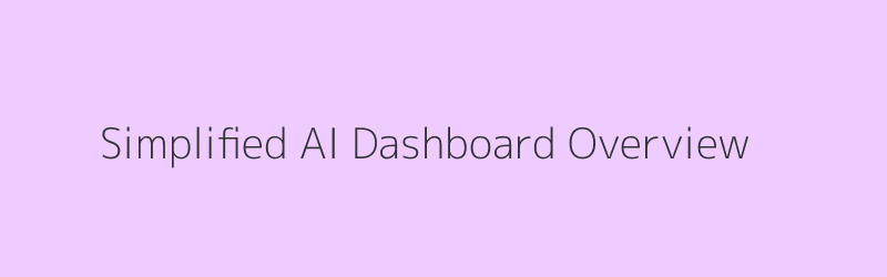 Colorful Simplified AI Dashboard Chart